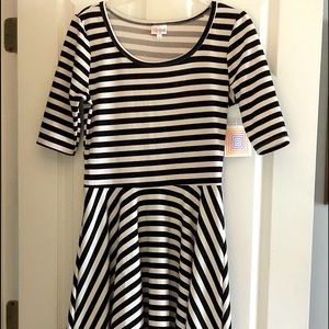 LuLaRoe Striped Amelia Dress